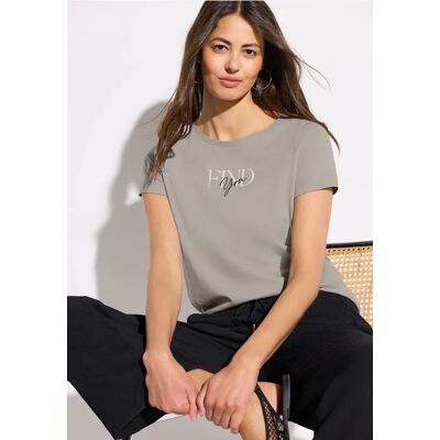 Street One T-Shirt mit Wording Artwork - Beige - Damen Street One T-Shirt mit Wording Artwork - Beige - Damen