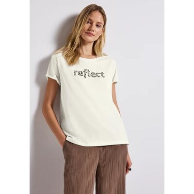 Street One T-Shirt mit Wording - Weiß - Damen Street One T-Shirt mit Wording - Weiß - Damen
