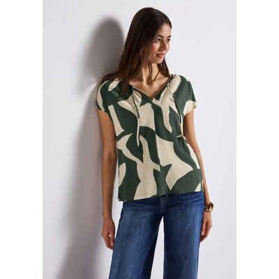 Street One Tunika-Shirt mit Print - Grün - Damen Street One Tunika-Shirt mit Print - Grün - Damen