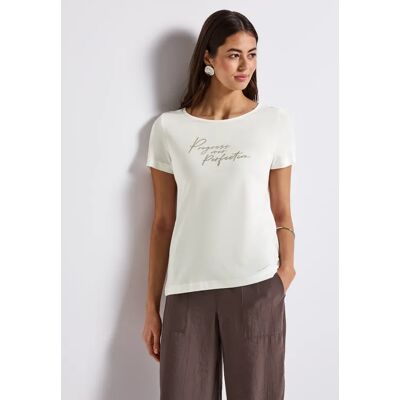Street One T-Shirt mit Print - Weiß - Damen Street One T-Shirt mit Print - Weiß - Damen
