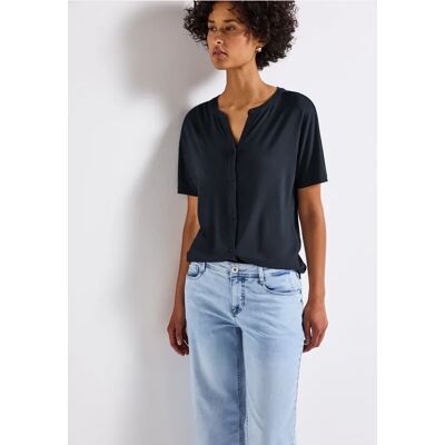 Street One Shirt im Tunika-Look - Blau - Damen Street One Shirt im Tunika-Look - Blau - Damen
