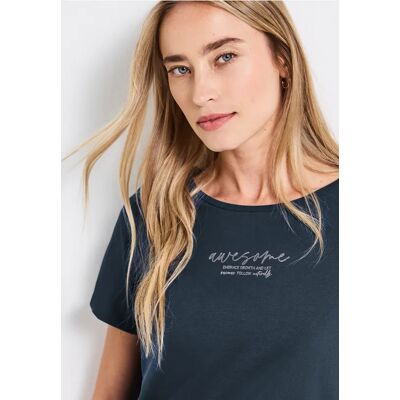 Street One T-Shirt mit Print - Türkis - Damen Street One T-Shirt mit Print - Türkis - Damen