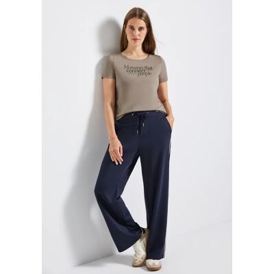 Street One T-Shirt mit Frontprint - Beige - Damen Street One T-Shirt mit Frontprint - Beige - Damen