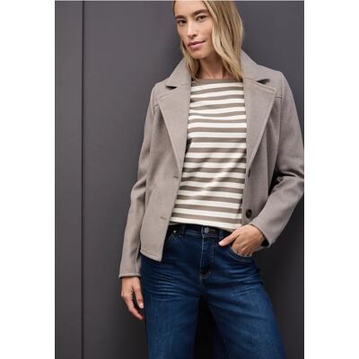 Street One Gestreiftes U-Boot Shirt - Braun - Damen Street One Gestreiftes U-Boot Shirt - Braun - Damen