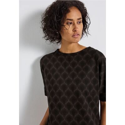 Street One Batwing Print-Shirt - Schwarz - Damen Street One Batwing Print-Shirt - Schwarz - Damen