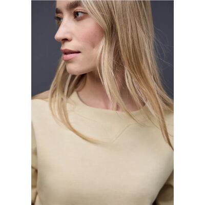 Street One Shirt mit Ripp-Detail - Beige - Damen Street One Shirt mit Ripp-Detail - Beige - Damen