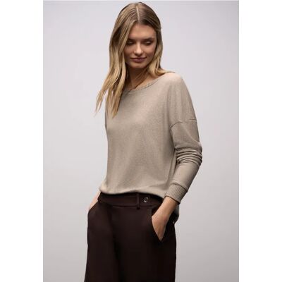 Street One Melange Shirt - Braun - Damen Street One Melange Shirt - Braun - Damen