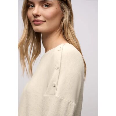 Street One Softes Shirt mit Knöpfen - Beige - Damen Street One Softes Shirt mit Knöpfen - Beige - Damen
