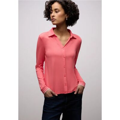 Street One Shirt mit College-Details - Pink - Damen Street One Shirt mit College-Details - Pink - Damen