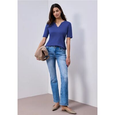 Street One Basic Shirt - Blau - Damen Street One Basic Shirt - Blau - Damen