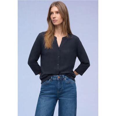 Street One Shirt im Tunika-Look - Blau - Damen Street One Shirt im Tunika-Look - Blau - Damen