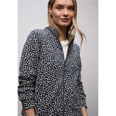Street One Gemusterte Jacke - Blau - Damen Street One Gemusterte Jacke - Blau - Damen