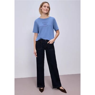 Street One Shirt mit Print - Blau - Damen Street One Shirt mit Print - Blau - Damen