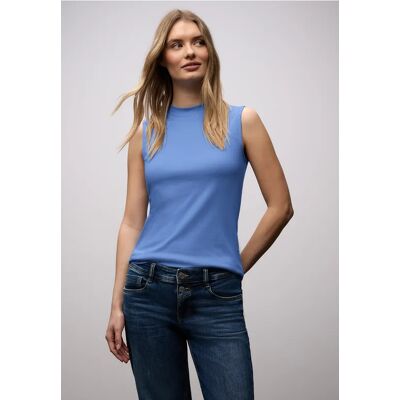 Street One Basic Top - Blau - Damen Street One Basic Top - Blau - Damen
