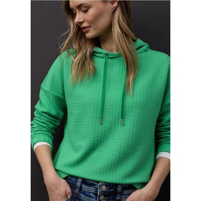 Street One Hoodie Shirt - Grün - Damen Street One Hoodie Shirt - Grün - Damen