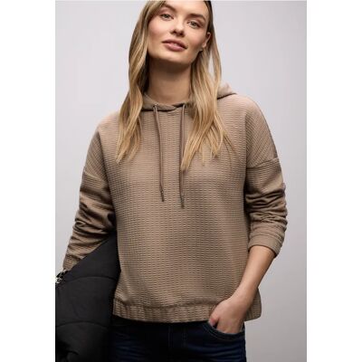 Street One Hoodie Shirt - Braun - Damen Street One Hoodie Shirt - Braun - Damen