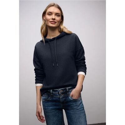 Street One Hoodie Shirt - Blau - Damen Street One Hoodie Shirt - Blau - Damen