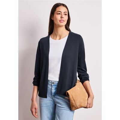 Street One Langarm Jacke in offener Passform - Blau - Damen Street One Langarm Jacke in offener Passform - Blau - Damen