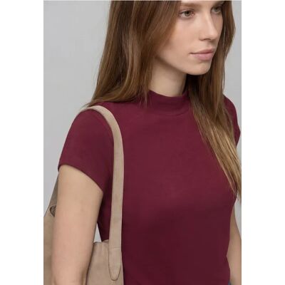 Street One Basic Shirt mit Turtle Neck - Rot - Damen Street One Basic Shirt mit Turtle Neck - Rot - Damen