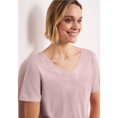 Street One Basic T-Shirt aus Jersey - Rosa - Damen Street One Basic T-Shirt aus Jersey - Rosa - Damen