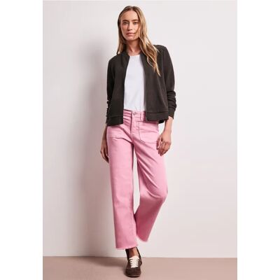 Street One Blouson mit Zipper und Struktur - Braun - Damen Street One Blouson mit Zipper und Struktur - Braun - Damen