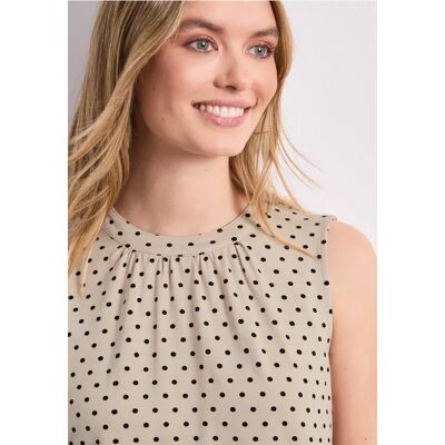 Street One Top mit Rundhals und Grafikprint - Beige - Damen Street One Top mit Rundhals und Grafikprint - Beige - Damen