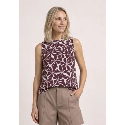 Street One Top mit Rundhals und Print - Rot - Damen Street One Top mit Rundhals und Print - Rot - Damen