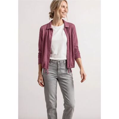 Street One Leichte Langam Jacke in Leinen-Optik - Rosa - Damen Street One Leichte Langam Jacke in Leinen-Optik - Rosa - Damen