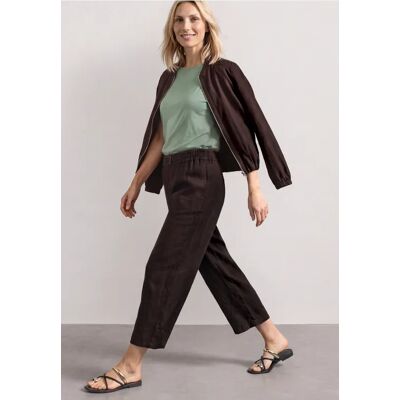 Street One Basic T-Shirt mit Rundhals in Unifarbe - Grün - Damen Street One Basic T-Shirt mit Rundhals in Unifarbe - Grün - Damen