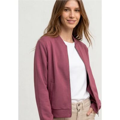 Street One Langarm Jacke im verkürzten Schnitt - Rosa - Damen Street One Langarm Jacke im verkürzten Schnitt - Rosa - Damen