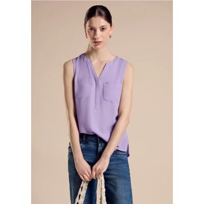 Street One Sommer Blusentop - Lila - Damen Street One Sommer Blusentop - Lila - Damen