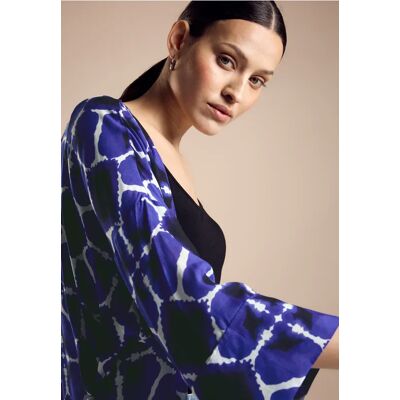 Street One Bluse im Kimono Style - Blau - Damen Street One Bluse im Kimono Style - Blau - Damen