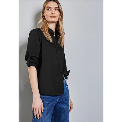 Street One Business-Bluse - Schwarz - Damen Street One Business-Bluse - Schwarz - Damen