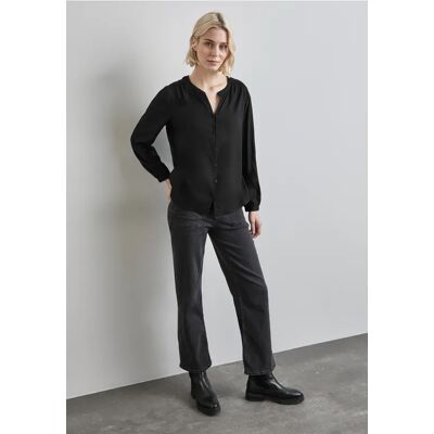 Street One Tunika mit Knopfleiste - Schwarz - Damen Street One Tunika mit Knopfleiste - Schwarz - Damen