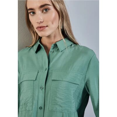 Street One Relaxed Fit Bluse - Grün - Damen Street One Relaxed Fit Bluse - Grün - Damen