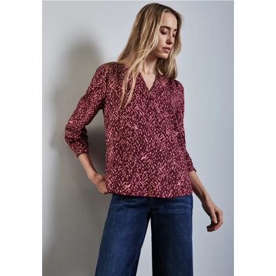 Street One Bedruckte Bluse - Rot - Damen Street One Bedruckte Bluse - Rot - Damen