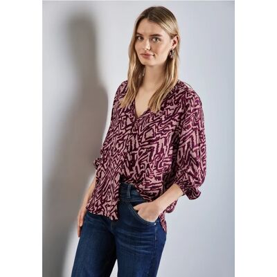 Street One Bedruckte Bluse - Rot - Damen Street One Bedruckte Bluse - Rot - Damen