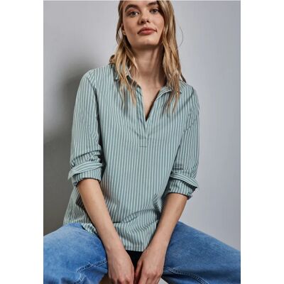 Street One Lange Business-Bluse - Grün - Damen Street One Lange Business-Bluse - Grün - Damen
