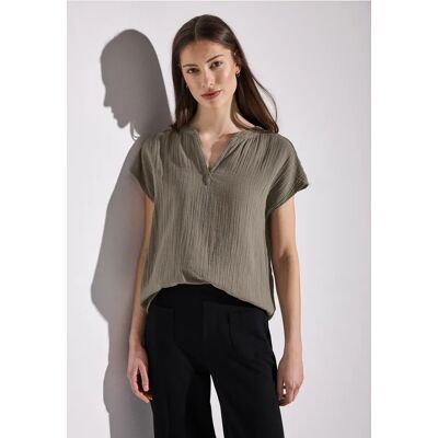 Street One Musselin-Bluse - Braun - Damen Street One Musselin-Bluse - Braun - Damen