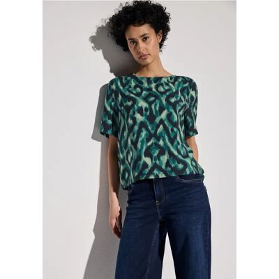 Street One Bluse mit Print - Multicolour Grün - Damen Street One Bluse mit Print - Multicolour Grün - Damen