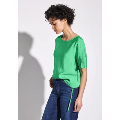 Street One Bluse in Unifarbe - Grün - Damen Street One Bluse in Unifarbe - Grün - Damen