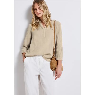 Street One Musselin Tunika - Beige - Damen Street One Musselin Tunika - Beige - Damen
