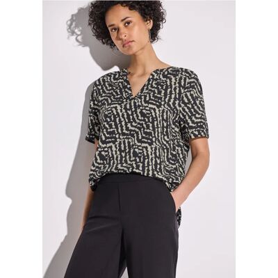 Street One Bedruckte Bluse - Schwarz - Damen Street One Bedruckte Bluse - Schwarz - Damen
