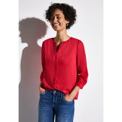 Street One Bluse mit Tapedetails - Rot - Damen Street One Bluse mit Tapedetails - Rot - Damen