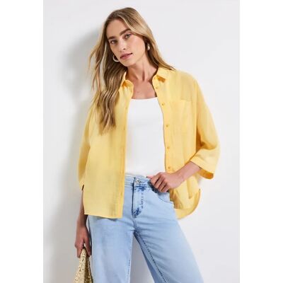 Street One Dolman Hemdbluse - Gelb - Damen Street One Dolman Hemdbluse - Gelb - Damen