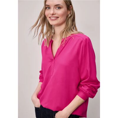 Street One Split Neck Tunika - Pink - Damen Street One Split Neck Tunika - Pink - Damen