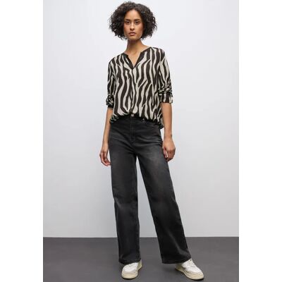 Street One Tunika mit Tape-Details - Braun - Damen Street One Tunika mit Tape-Details - Braun - Damen