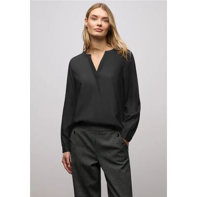 Street One Bluse mit Glitzerdetail - Schwarz - Damen Street One Bluse mit Glitzerdetail - Schwarz - Damen