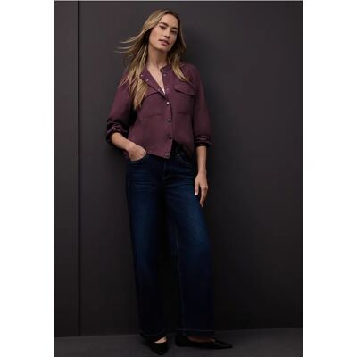 Street One Hemdbluse mit Taschen - Rot - Damen Street One Hemdbluse mit Taschen - Rot - Damen