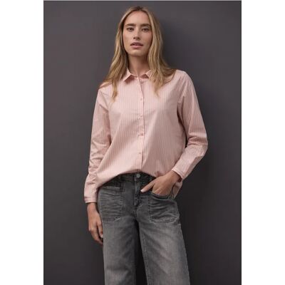 Street One Gestreifte Business Bluse - Rosa - Damen Street One Gestreifte Business Bluse - Rosa - Damen